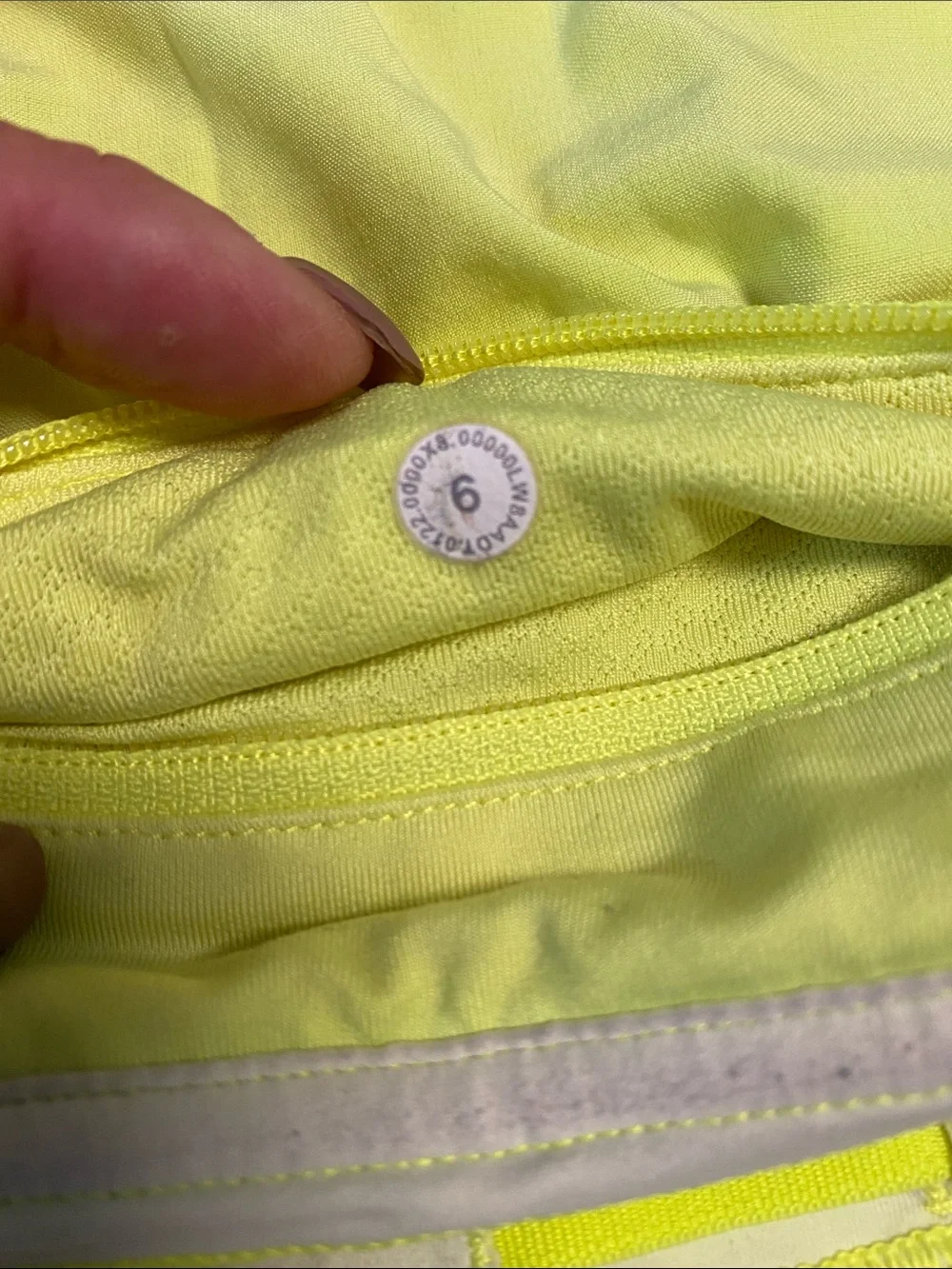 lululemon athletica Neon Yellow Women's Skort